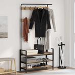 vidaXL Kapstok artisanaal eikenkleurig 95 x 34 x 184 cm, Huis en Inrichting, Woonaccessoires | Kapstokken, Verzenden, Nieuw