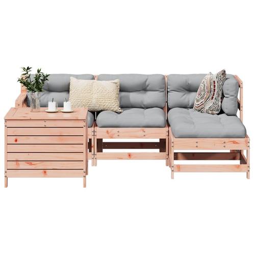 vidaXL 5-delige Loungeset massief douglas vurenhout, Tuin en Terras, Tuinsets en Loungesets, Loungeset, Nieuw, Verzenden