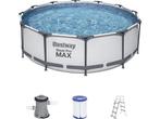 Veiling - Bestway Steel Pro MAX zwembad - 366 x 100 cm, Tuin en Terras, Nieuw