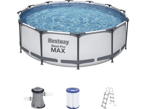 Veiling - Bestway Steel Pro MAX zwembad - 366 x 100 cm, Tuin en Terras, Zwembaden