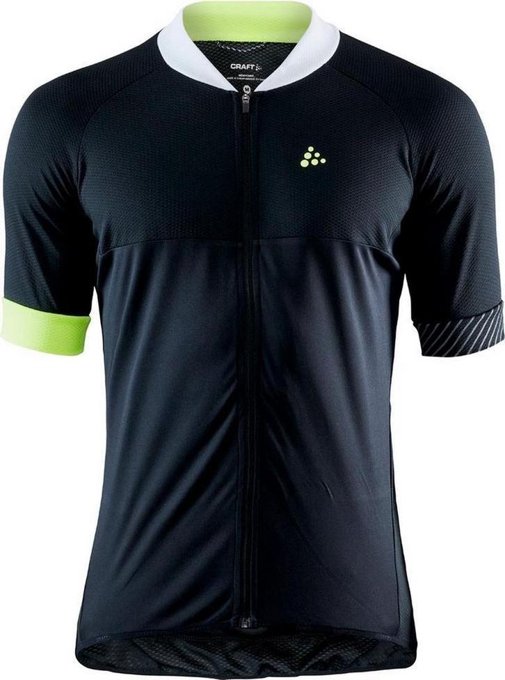 Craft - Maat XXL Adopt Fietsshirt Heren - Black/Snap, Sport en Fitness, Wielrennen, Verzenden