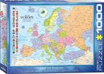 Map of Europe Puzzel (1000 stukjes) | Eurographics - Puzzels, Hobby en Vrije tijd, Verzenden, Nieuw