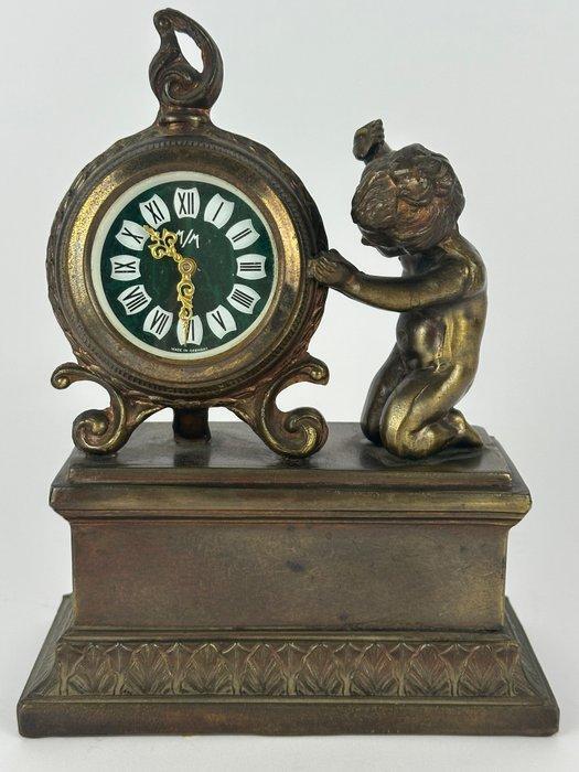 Pendule Empirestijl Brons - 1930-1940, Antiek en Kunst, Curiosa en Brocante