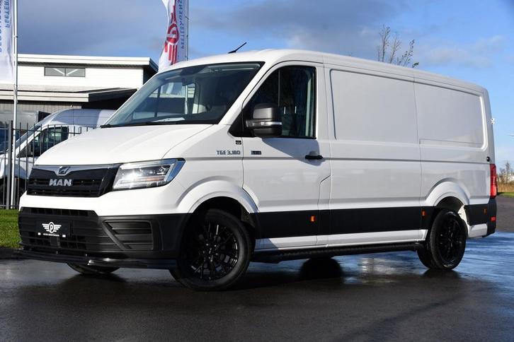 MAN TGE 35 2.0 L3H2 4x4 PB Edition, Auto's, Bestelauto's, Onderhoudsboekje, Lease, Automaat, Financial lease, Wit, Gebruikt, MAN