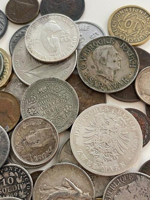 Wereld. World coin lots 54 coins total with 12 silver coins, Postzegels en Munten, Munten | Europa | Niet-Euromunten