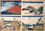 Hokusai Mt.Fuji 4 prints uit Zesendertig gezichten op de, Antiek en Kunst