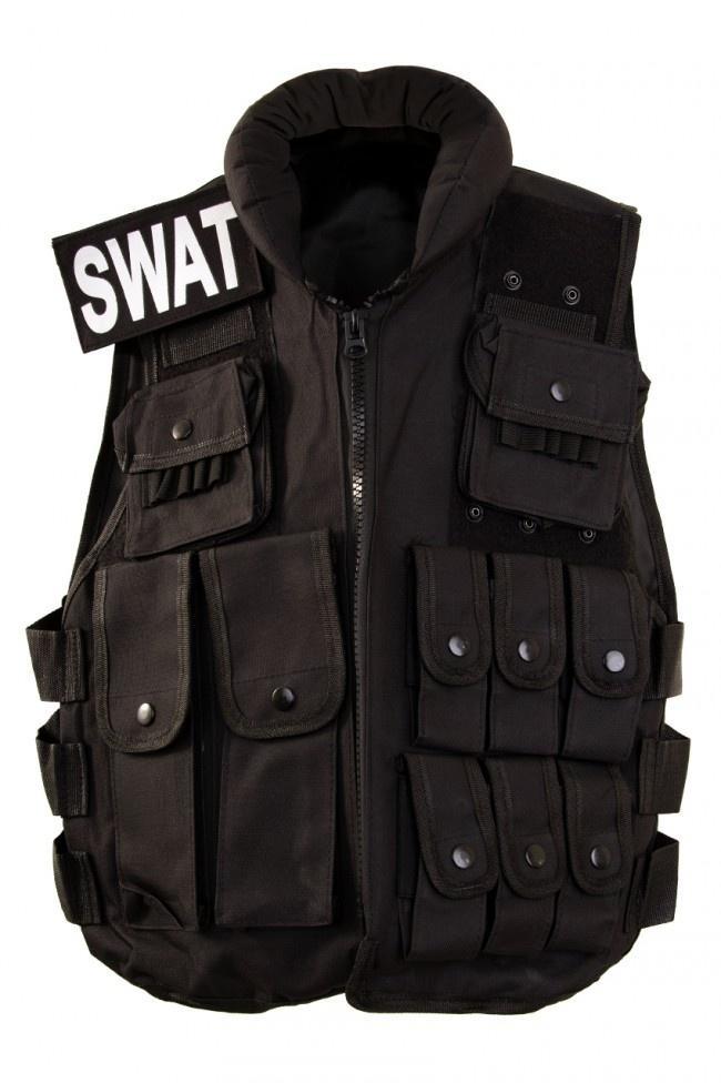 Vest Swat Volwassen Luxe, Kleding | Heren, Carnavalskleding en Feestkleding, Nieuw, Verzenden