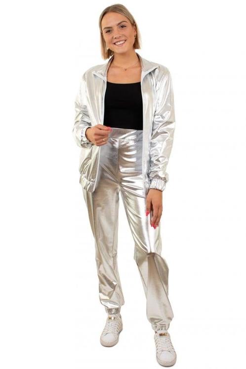 Trainingspak Zilver Dames, Kleding | Dames, Carnavalskleding en Feestkleding, Nieuw, Verzenden