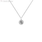 925 Zilveren Maagd of Virgo sterrenbeeld zodiak ketting, Verzenden, Nieuw, Zilver