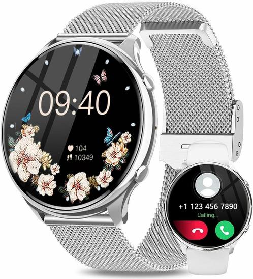 Fitonme Smartwatch voor dames met telefoonfunctie, 1,39..., Sieraden, Tassen en Uiterlijk, Smartwatches, Nieuw, Verzenden