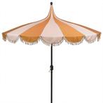 Edelman Rissy parasol bruin - Ø220 x 238 cm, Nieuw, Verzenden