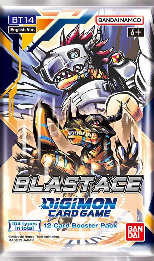 Digimon TCG - Blast Ace Boosterpack | Bandai - Trading cards, Hobby en Vrije tijd, Verzamelkaartspellen | Overige, Nieuw, Verzenden