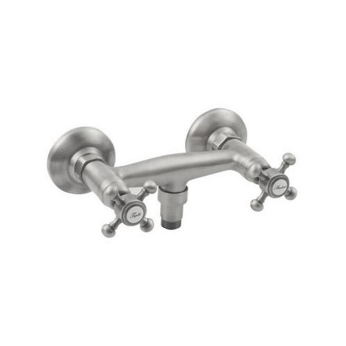 Opbouw Douchekraan Sapho Antea Mengkraan 2-knop Klassiek RVS, Doe-het-zelf en Verbouw, Sanitair, Kraan, Nieuw, Ophalen of Verzenden