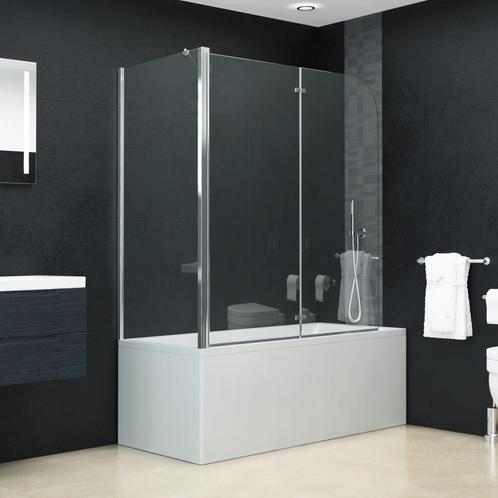 vidaXL Douche klapwand 120x68x130 cm ESG, Doe-het-zelf en Verbouw, Sanitair, Nieuw, Verzenden
