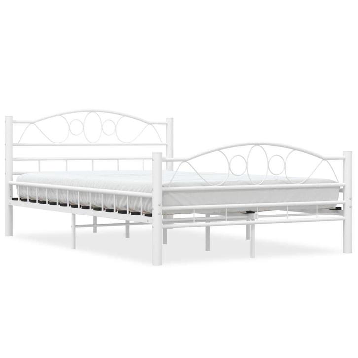 Bedframe Wit 120x200 - Retourdeal - Slaapkamer Upgrade!, Huis en Inrichting, Slaapkamer | Bedden, 120 cm, 200 cm, Wit, Nieuw, Metaal