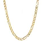 Gouden figaro collier 14 krt, Sieraden, Tassen en Uiterlijk, Kettingen, Ophalen of Verzenden, Nieuw