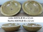 Marmer waskom sets, dubbele waskommen, wasbak, lavabo, Minder dan 50 cm, Nieuw, Ophalen of Verzenden, Minder dan 100 cm