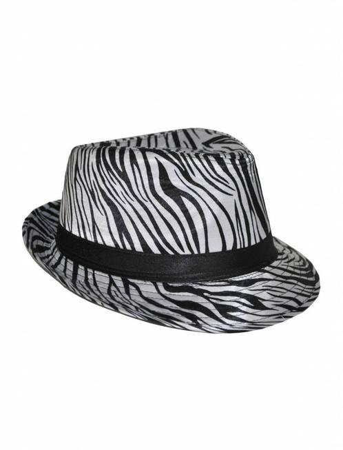 Zebra hoed Safari, Hobby en Vrije tijd, Feestartikelen, Nieuw, Ophalen of Verzenden