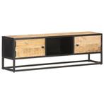 vidaXL Tv-meubel met bewerkte deur 130x30x40 cm ruw, Huis en Inrichting, Kasten | Televisiemeubels, 100 tot 150 cm, Verzenden