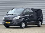 Ford Transit Custom 290 2.2 TDCI L2 Trend Nette bus!, Auto's, Bestelauto's, Zwart, Nieuw, Ford, Lease