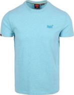 Superdry Classic T-Shirt Melange Lichtblauw maat 3XL Heren, Verzenden, Nieuw, Overige maten, Superdry