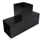 Starx paalverbinder 3-weg T-model 120x120 mm zwart, Ophalen of Verzenden, Nieuw