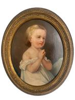 Franse school (XIX) - Portrait d’enfant – École française du