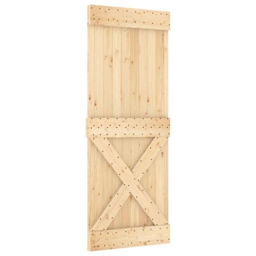 NARVIK Deur 80x210 Grenenhout - Tweedekansje - 35% Korting, Doe-het-zelf en Verbouw, Deuren en Horren, Schuifdeur, Nieuw, Hout