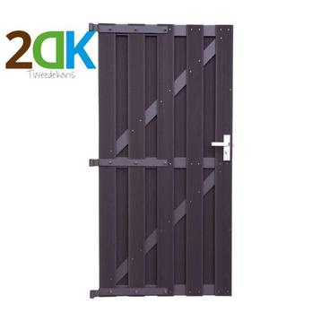 2DK tuindeur composiet Capri antra met antra alu 90x180cm beschikbaar voor biedingen
