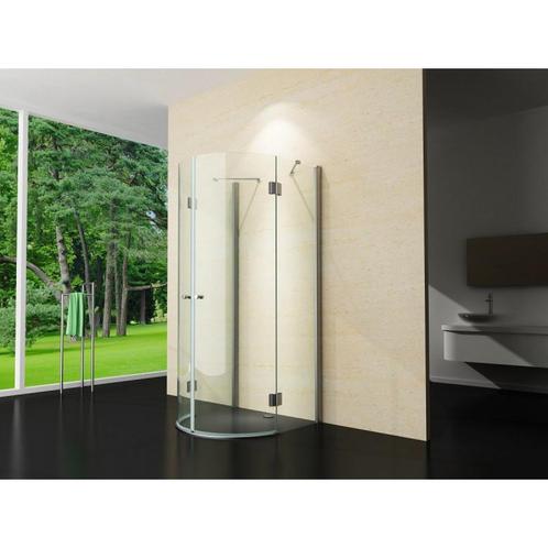 Douchecabine 90X90 Halfrond Heidi- Helder Glas (Badkamer), Doe-het-zelf en Verbouw, Sanitair, Nieuw, Ophalen of Verzenden