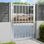 vidaXL Tuinpoort 100x120 cm roestvrij staal, Verzenden, Nieuw