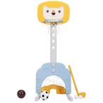 LIVSK 3-in-1 Peuterbasketbalhoepel - Verstelbare Hoogte 77-1, Verzenden, Nieuw