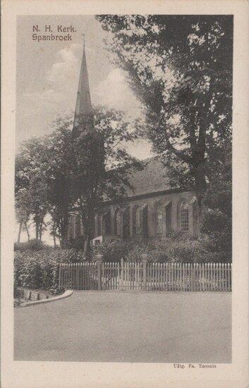 SPANBROEK - N. H. Kerk Spanbroek, Verzamelen, Ansichtkaarten | Nederland, Verzenden