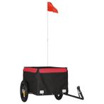 Fietskar 30kg Zwart/Rood | Retourdeal | OP = OP, Bagagekar, Nieuw, 20 tot 40 kg, Ophalen of Verzenden