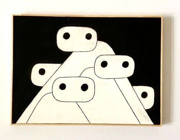 Paulus Noomen - Together, Antiek en Kunst, Kunst | Schilderijen | Modern