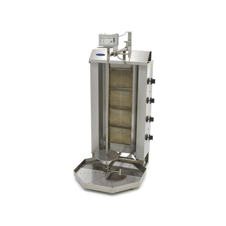 Shoarma Grill - 4 Branders - 50 Kg Vlees - Gas, Zakelijke goederen, Horeca | Keukenapparatuur, Nieuw in verpakking, Ovens, Magnetrons en Steamers