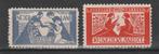 Postzegels  Nederland 1923 Tooropzegels 134-135 (1696), Verzenden, T/m 1940, Postfris
