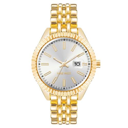 Horloge Dames Nine West NW_2660SVGB, Sieraden, Tassen en Uiterlijk, Zonnebrillen en Brillen | Heren, Verzenden