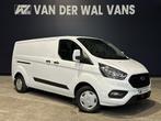 Ford Transit Custom 2.0 TDCI L2H1 Euro6 Airco | Camera | Nav, Stof, Gebruikt, Wit, Dealer onderhouden