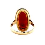 Gouden ring met camee 14 krt, Ophalen of Verzenden, Nieuw