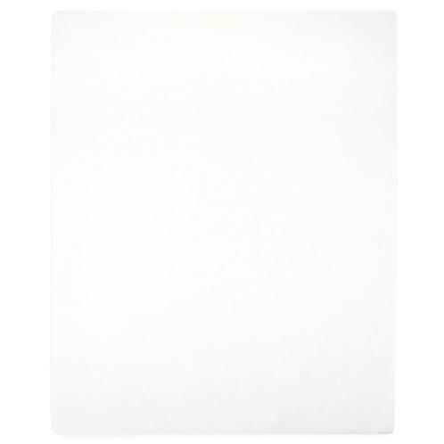 vidaXL Hoeslaken jersey 90x200 cm katoen wit, Huis en Inrichting, Slaapkamer | Beddengoed, Wit, Nieuw, Verzenden
