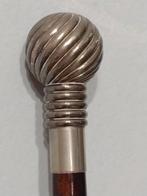 Wandelstok - hout-metaal gelamineerd met fineer