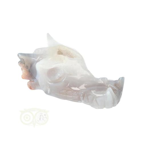 Agaat Drakenschedel 139 gram, Sieraden, Tassen en Uiterlijk, Edelstenen, Nieuw, Verzenden