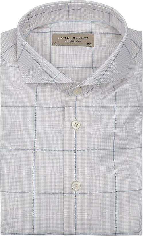 John Miller Overhemd Check Beige maat 40 Heren, Kleding | Heren, Overhemden, Beige, Nieuw, Verzenden