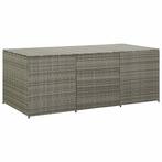 Poly Rattan Tuinbox 180x90x70 | Tweedekansje | Grijs, Tuin en Terras, Ophalen of Verzenden, Nieuw, Kunststof, Containerberging