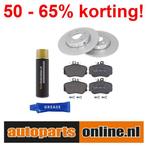 Remschijven + Remblokken Mercedes-benz C-klasse voorzijde, Auto-onderdelen, Verzenden, Nieuw, Mercedes-Benz