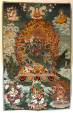 Wandtapijt (3) - 90 cm - 57 cm - Tibetaanse Thangka