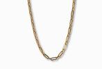Gouden Paperclip ketting 14K, Verzenden, Nieuw, Goud, Goud