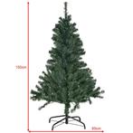 Kerstboom met verlichting - Kunstkerstboom - 150 cm - Met st, Verzenden, Zo goed als nieuw
