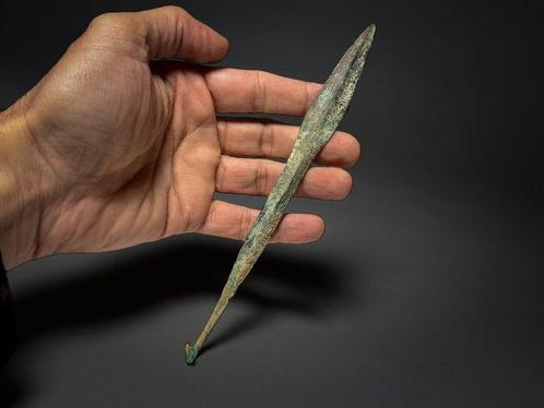 Vanuit Jeruzalem, oude bijbelse Bronzen speerpunt, Bronstijd, Verzamelen, Mineralen en Fossielen